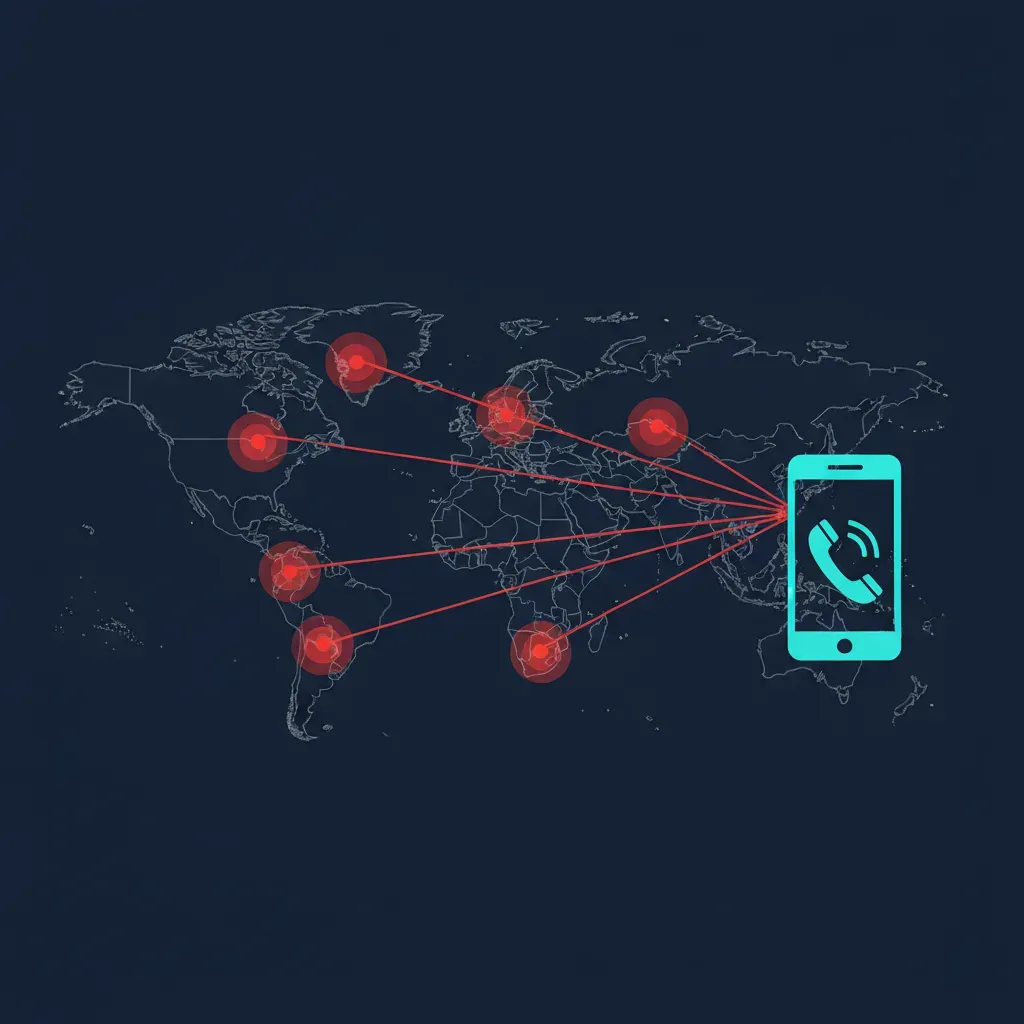 Suspicious country code international scam